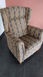 Gratis comfortabele fauteuil met unieke print, Huis en Inrichting, Fauteuils, Ophalen, Gebruikt, Minder dan 75 cm, Stof