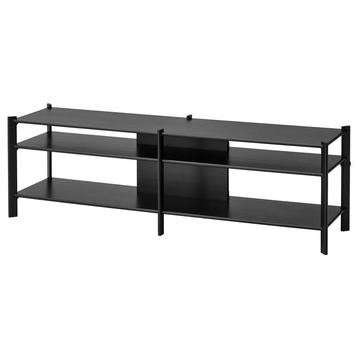 IKEA Jättesta TV Audio meubel 160x40x49 Zwart beschikbaar voor biedingen