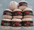 Lanarte Cotton de luxe 7 bollen écru, Ophalen of Verzenden, Zo goed als nieuw, Breien of Haken, Wol of Garen