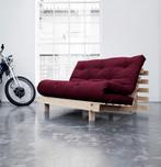 Futon (couch - double bed), Overige kleuren, Tweepersoons, Zo goed als nieuw, 200 cm