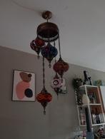 Mooie Marokkaanse hanglamp, Gebruikt, Marokkaans, Ophalen of Verzenden, Glas