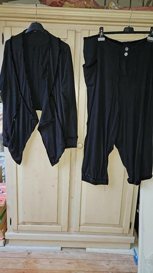 zwarte set, Ultimate Mik's, maat xl, Kleding | Dames, Blouses en Tunieken, Zo goed als nieuw, Maat 46/48 (XL) of groter, Zwart