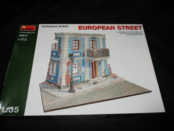 H-508,MINIART 1-35,NO,36011,EUROPEAN STREET, Hobby en Vrije tijd, Modelbouw | Figuren en Diorama's, Nieuw, 1:35 tot 1:50, Ophalen of Verzenden