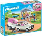 Playmobil 5667 auto+trailer+stal, Kinderen en Baby's, Speelgoed | Playmobil, Ophalen of Verzenden, Gebruikt, Complete set