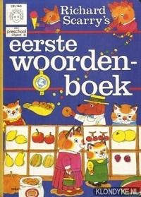 Richard Scarry- Eerste Woordenboek- HC -1982, Boeken, Verzenden, Gelezen, Fictie algemeen