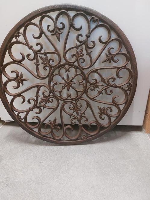 gietijzeren  44cm wand ornament  muurornament, Huis en Inrichting, Woonaccessoires | Wanddecoraties, Gebruikt, Ophalen of Verzenden