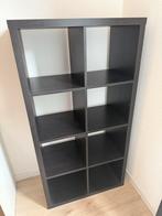 IKEA Kallax 8-vakkenkast – zwart/bruin, Huis en Inrichting, Ophalen of Verzenden, Zo goed als nieuw, 25 tot 50 cm, 50 tot 100 cm