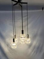 kinkeldey kroonluchter of cascade hanglamp met kristal glas, Ophalen of Verzenden, Gebruikt, Glas