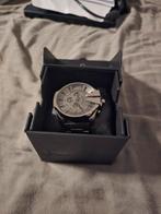 Stoer Diesel horloge - gebruikt, Sieraden, Tassen en Uiterlijk, Horloges | Heren, Staal, Staal, Polshorloge, Zo goed als nieuw