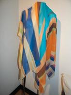 Missoni sport grote zijde shawl kleurrijke banen print ZGAN, Verzenden, Maat 46/48 (XL) of groter, Zo goed als nieuw, Missoni