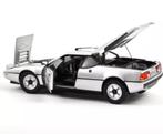 BMW M1 1980 Zilver metallic schaal 1:18 NOREV ref: 183226, Verzenden, Nieuw, Auto, Norev
