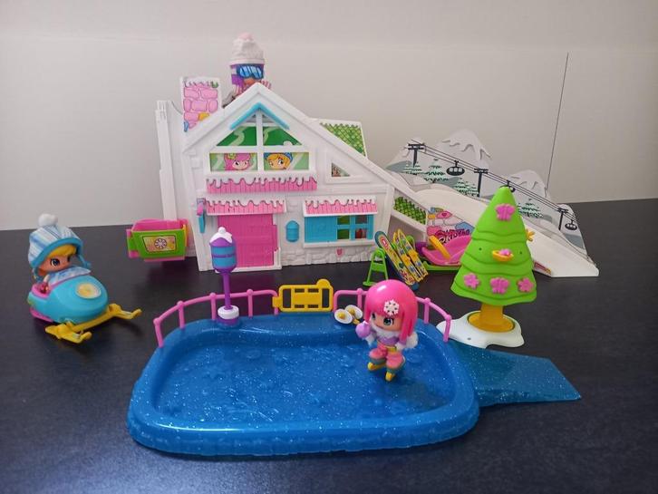 Pinypon ski-lodge, Kinderen en Baby's, Speelgoed | Poppen, Zo goed als nieuw, Overige typen, Ophalen of Verzenden
