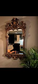 Italiaanse neo klassieke antieke spiegel, Antiek en Kunst, Antiek | Spiegels, Ophalen of Verzenden, Rechthoekig, 50 tot 100 cm