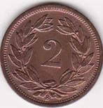 Zwitserland 2 rappen 1890B, Ophalen of Verzenden, Losse munt, Overige landen