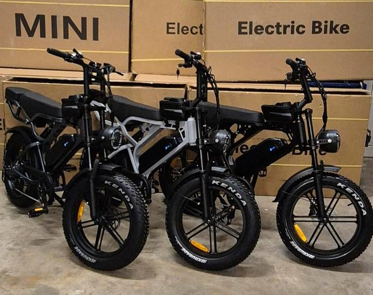 Fatbike QM/OUXI V20/V8/Q8/H9 incl accessoires!!, Fietsen en Brommers, Elektrische fietsen, Nieuw, Overige merken, 51 tot 55 cm