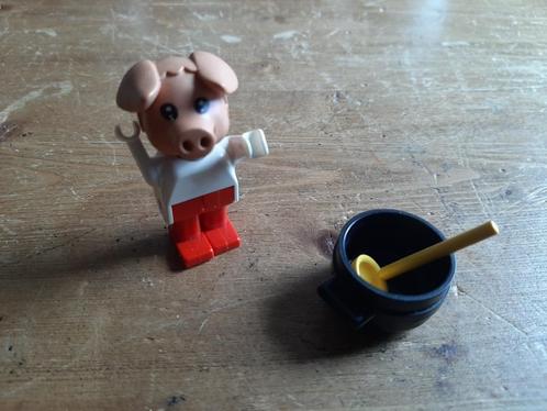 Lego Fabuland 3703 - Peter Pig de Kok, Kinderen en Baby's, Speelgoed | Duplo en Lego, Gebruikt, Lego, Complete set, Ophalen of Verzenden