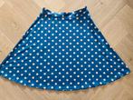 Vrolijk blauw king louie rokje maat S met polkadots, Blauw, Ophalen of Verzenden, Zo goed als nieuw, King Louie