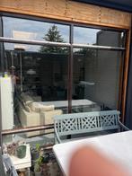 Hardhouten kozijn dubbel glas 2685x2505 mm, Ophalen, Gebruikt, Inclusief glas, 225 cm of meer