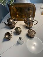 Te Koop Verzilverd Koffie/Thee setje, Overige materialen, Overige typen, Ophalen of Verzenden, Zo goed als nieuw