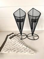 Riviera Maison Set van 2 Franse Friet Houders met inzet, Ophalen of Verzenden, Zo goed als nieuw