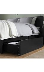 Ikea Malm bed lade, Huis en Inrichting, Ophalen, Gebruikt, Eenpersoons, Bruin