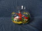 Glazen vaas Maastricht / Leerdam Souvenir Wageningen h 9 cm, Antiek en Kunst, Ophalen of Verzenden