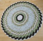Mandala handmade apart tafel/vloer kleed, Nieuw, Binnen, Rond, Verzenden