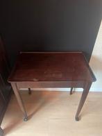 Antiek bijzet tafeltje met leeuwenpoot, 50 tot 100 cm, Ophalen of Verzenden, Zo goed als nieuw, 25 tot 50 cm