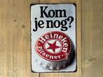 Reclamebord Heineken 20x30, Ophalen of Verzenden, Zo goed als nieuw, Reclamebord