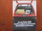 In een Volvo 340 VAN hoeft u zaken en privé niet gescheiden, Ophalen of Verzenden, Nieuw, Volvo