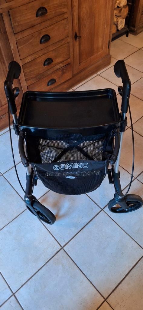 Gemino 30 opvouwbare rollator, Diversen, Rollators, Gebruikt, Lichtgewicht, Opvouwbaar, Ophalen