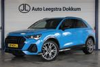 Audi Q3 35 TFSI S-Line 1e eigenaar | Black Optic | 360° Cam, Auto's, Audi, 4 cilinders, 150 pk, Blauw, Leder en Stof
