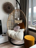 Hangstoel Swing Xenos ZGAN, Huis en Inrichting, Stoelen, Ophalen, Zwart, Riet of Rotan, Zo goed als nieuw