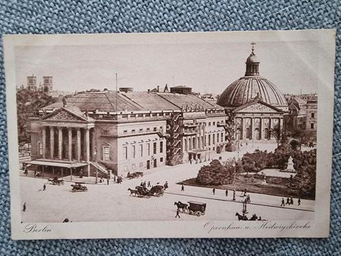 Vooroorlogse ansichtkaart Berlijn, Operahaus en Sint-Hedwig, Verzamelen, Ansichtkaarten | Buitenland, Duitsland, 1920 tot 1940