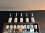 Moët & Chandon Flessen + Champagne Glazen - Decoratie, Ophalen, Glas of Glazen, Effen, Glas