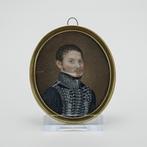 Portretminiatuur 18e-eeuw, Ophalen of Verzenden