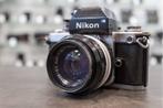 Nikon F2 + Nikkor 50mm f/1.4 + DP-1 Finder (Hilversum), Audio, Tv en Foto, Fotocamera's Analoog, Foto-Groep, Gebruikt, Luttekepoortstraat 26 3841 AX Harderwijk
