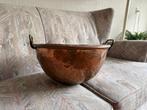 Antieke Koperen schaal met Handvatten, Ophalen, Koper