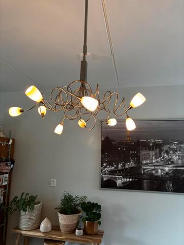 Hanglamp met 9 lampjes  beschikbaar voor biedingen