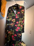 Tante Betsy Jurk met Bloemenprint, Zwart, Maat 46/48 (XL) of groter, Ophalen of Verzenden, Zo goed als nieuw