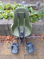 Fietsstoeltje Bobike met scherm, helm, slaaprol en adapters, Fietsen en Brommers, Ophalen, Voetsteuntjes, 0 t/m 18 kg, Bobike voorzitje
