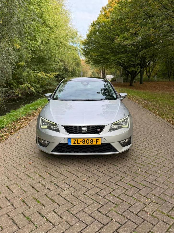 Seat Leon 1.8 TSI 180PK Dsg-7 2014 Grijs, Auto's, Seat, Particulier, Leon, ABS, Airbags, Airconditioning, Android Auto, Apple Carplay