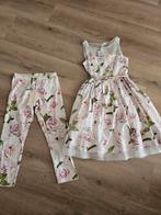 Nieuw trouwerij setje jurkje Monnalisa met kaartjes xs, Ophalen of Verzenden, Nieuw, Meisje