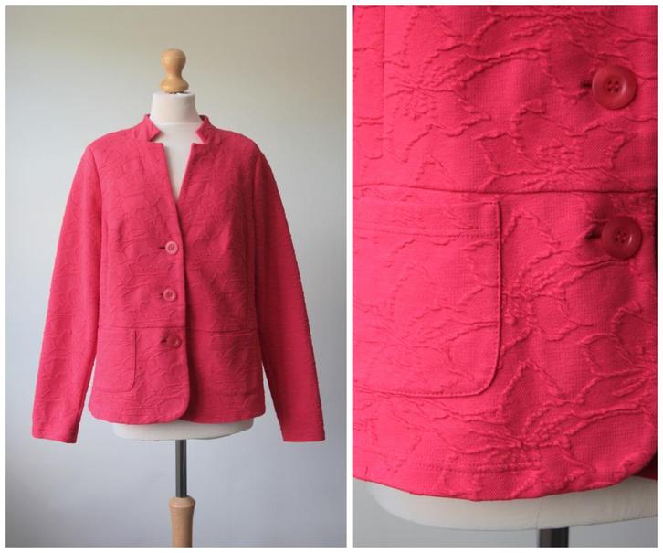 Frank Walder - NIEUW / prachtige blazer roze / maat L, Kleding | Dames, Jasjes, Kostuums en Pakken, Nieuw, Jasje, Maat 42/44 (L)