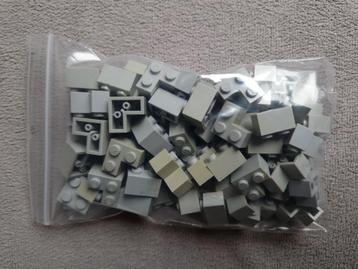 Lego hoek bouwstenen/bricks 63x licht grijs  beschikbaar voor biedingen