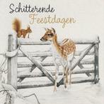 Eekhoorn overlegt met de ree 54, Verzamelen, Ansichtkaarten | Dieren, Ophalen of Verzenden, 1980 tot heden, Gelopen, Knaagdier