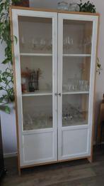 Trendhopper Kast met Glazen Deuren, Ophalen, Met deur(en), 100 tot 150 cm, Zo goed als nieuw