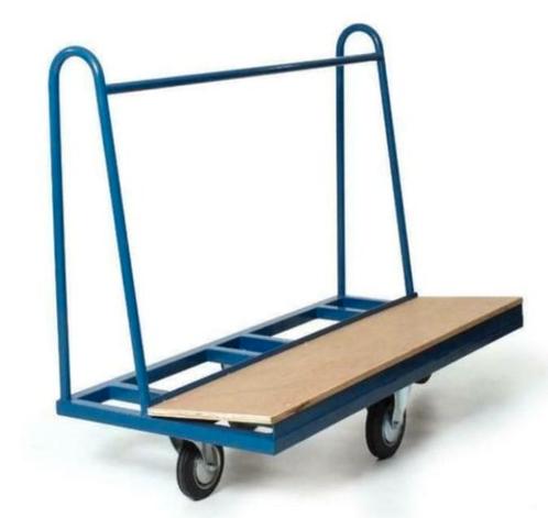 Platenkar voor bouwmaterialen of beursopbouw, Doe-het-zelf en Verbouw, Transportwagens, Zo goed als nieuw, Transportkar, Ophalen