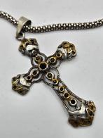 Zoldervondst prachtige antiek Zilveren Kruis, Sieraden, Tassen en Uiterlijk, Antieke sieraden, Ophalen of Verzenden, Zilver, Ketting