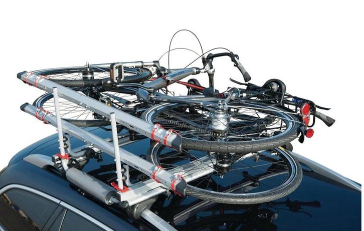 Fisher dakdrager fietsenrek (geen trekhaak nodig), Fietsen en Brommers, Fietsaccessoires | Fietsenrekken, Gebruikt, Ophalen